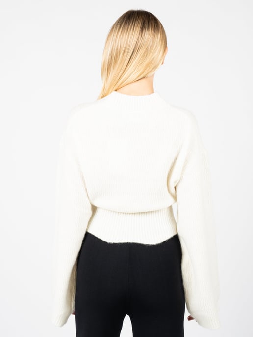Silvian Heach Pullover Woman's Off-White - Image 4