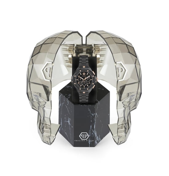 Philipp Plein Plein Chrono Royal Heren Zwarte Horloge PWPRA0424 - Image 4