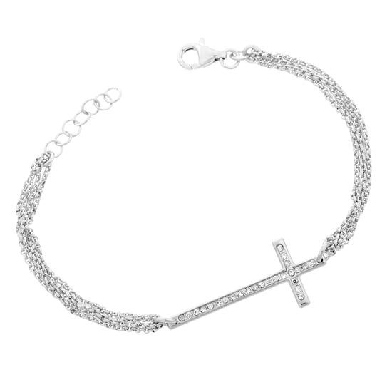 Orphelia Women's 925 Sterling Silver Bracelet - Silver ZA-7196 - Image 1