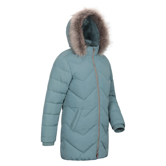 Mountain Warehouse Waterbestendige gewatteerde jas voor kinderen/Kinderen Galaxy (Teal) - Image 4
