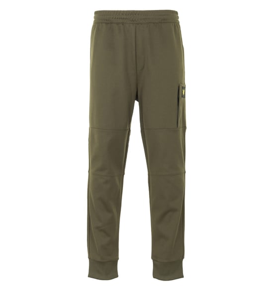Lyle & Scott Stretch Waist Mid Rise Khaki Heren Pocket Trainingsbroek ML1207V W123 - Image 1