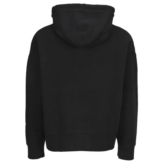 Palm Angels Embroidered Stars Logo Black Hoodie - Image 2