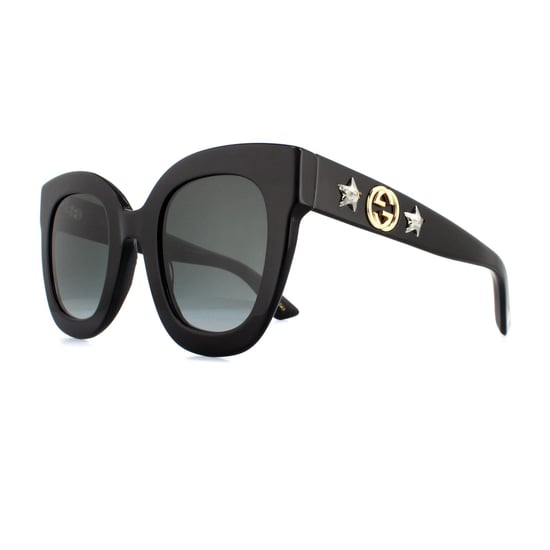 Gucci Sunglasses GG0208S 001 Black Grey Gradient - Image 2