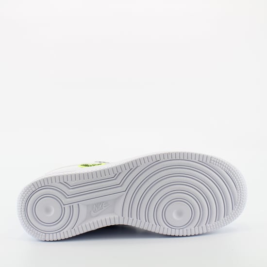 Nike Air Force 1 07 White Leather Womens Lace Up Trainers CT1414 101