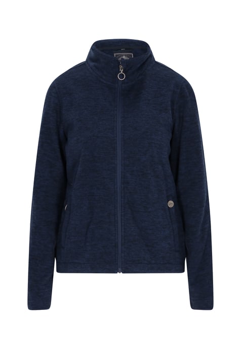 Dreimaster Fleece jas Dames marine gem - Image 1
