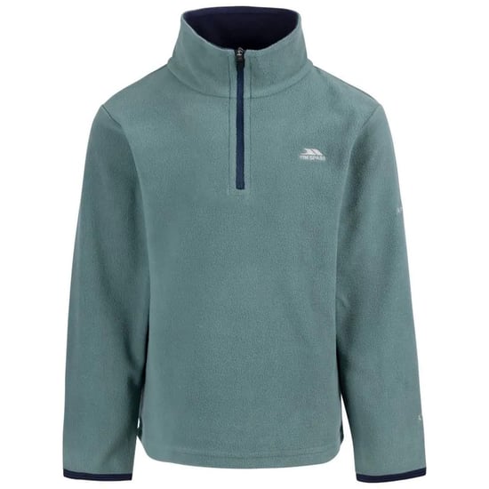 Trespass Childrens Boys Etto Half Zip Fleece Top (Spruce Green)