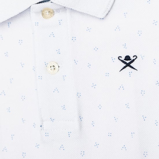 Boy's Short Sleeve Polo with lapel collar HK560958