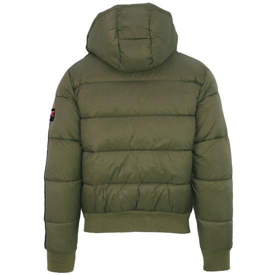 Plein Sport Padded Taped Sleeve Green Jacket
