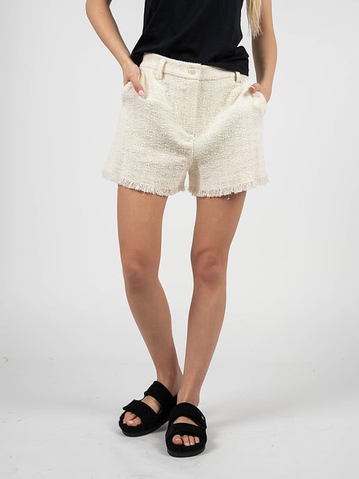 Pinko Shorts Bacchettone 1 Woman's White - Image 3