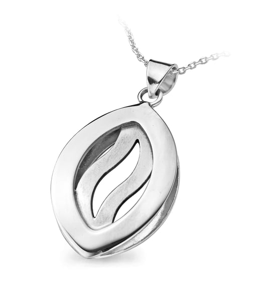 Orphelia Women's 925 Sterling Silver Set: Chain-Pendant + Earrings - Silver SET-5067