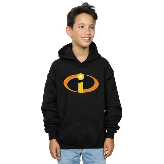 Disney Boys The Incredibles Costume Logo Hoodie (Black)