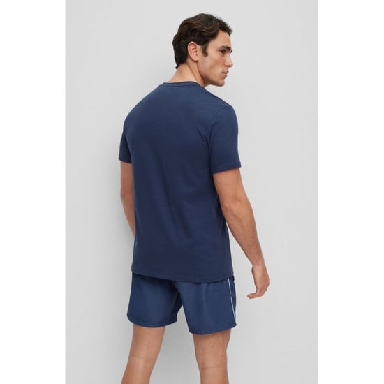 BOSS Orange Mens RN Center Logo T-Shirt 50491706 - Image 2
