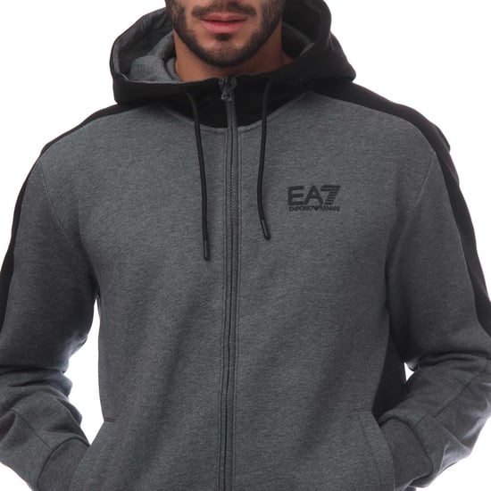 Men's Emporio Armani EA7 Logo Tracksuit in Grey