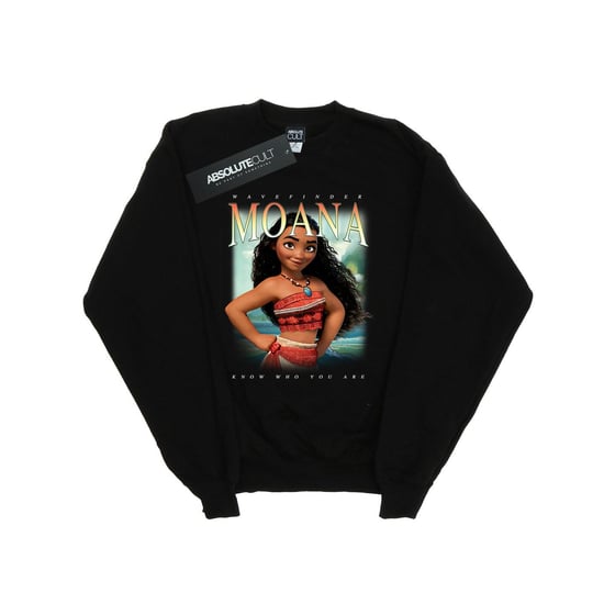 Disney Mens Moana Montage Sweatshirt (Black)
