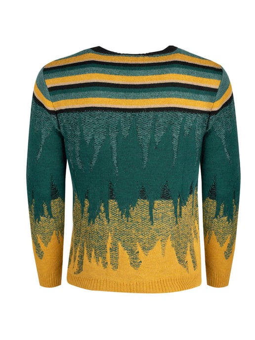 Takeshy Kurosawa Pullover Degrade Men's Yellow - Image 5