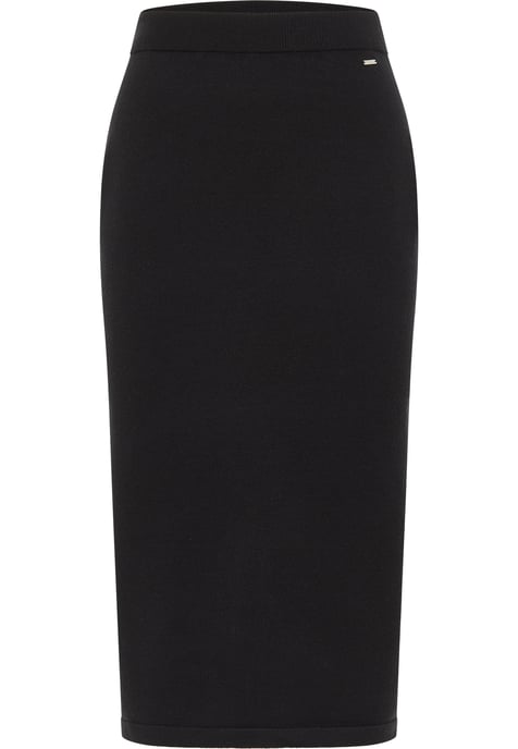 Dreimaster Knitted skirt women black - Image 1