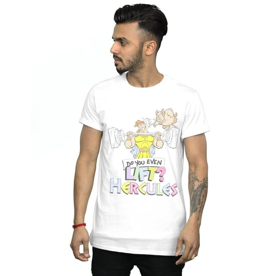 Disney Mens Hercules Do You Even Lift? T-Shirt (White)