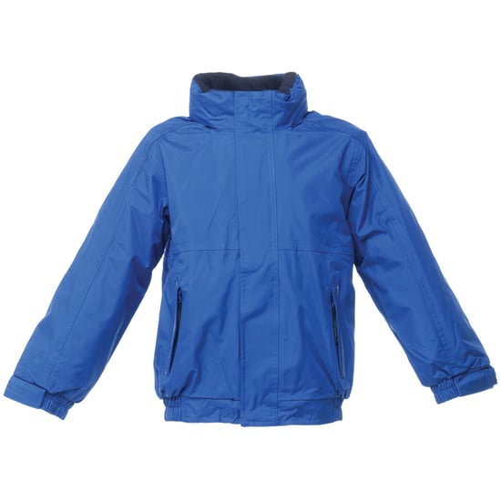 Regatta Kids Unisex Thermoguard Fleece Lined Dover Jacket (Windproof & Waterproof) (Royal/Navy)