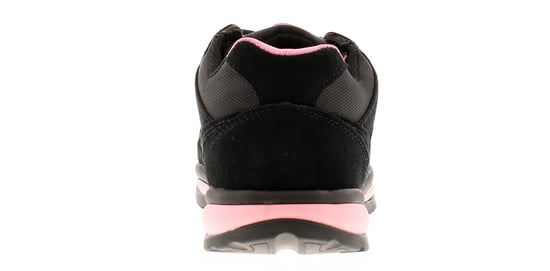 Tradesafe Womens Safety Shoes Trainers Force Suede Leather Lace Up black