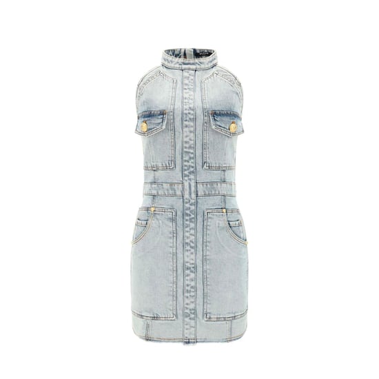 Balmain denim mini-jurk - Image 1