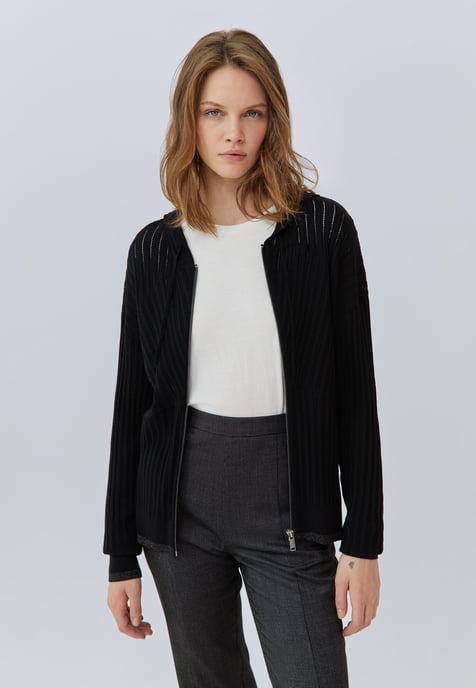 Fancy Openwork Design Cardigan