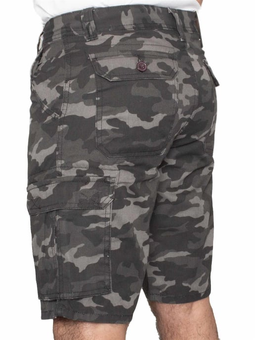 Kruze | Mens Camo Cargo Shorts - Image 5