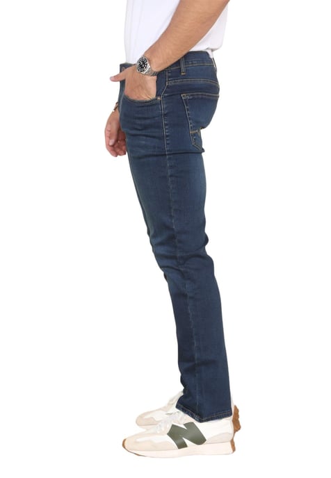 MYT Herenjeans met rechte pijpen, hyperstretch denim in donkerblauw - Image 3