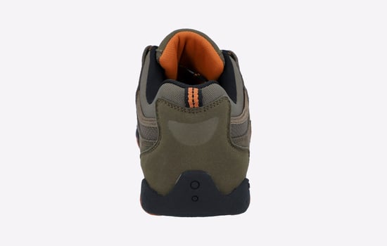 Hi-Tec Quadra II Suede Heren Wandelschoenen In Taupe/oranjebruin - Image 3