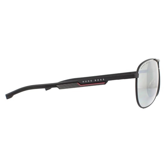 Hugo Boss Sunglasses BOSS 1199/N/S 003/T4 Matte Black Silver Mirror