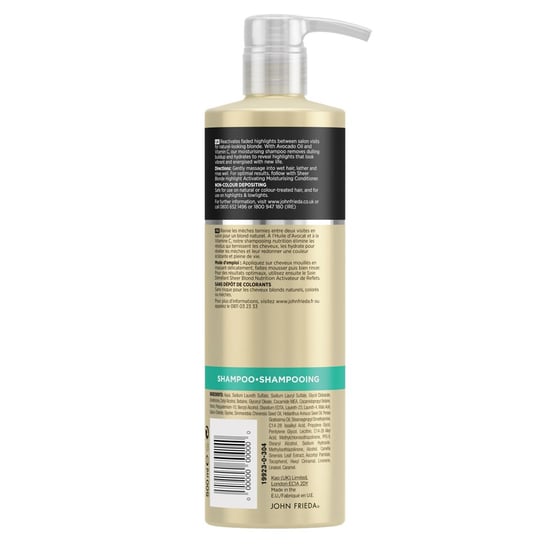 John Frieda Sheer Blonde Highlight Activating Shampoo & Conditioner 500ml Duo Pack