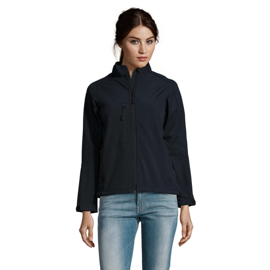 SOLS Womens/Ladies Roxy Soft Shell Jacket (Abyss Blue) - Image 1