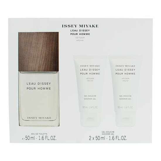 Issey Miyake L'eau D'issey Pour Homme Vétiver Eau de Toilette 50ml Gift Set