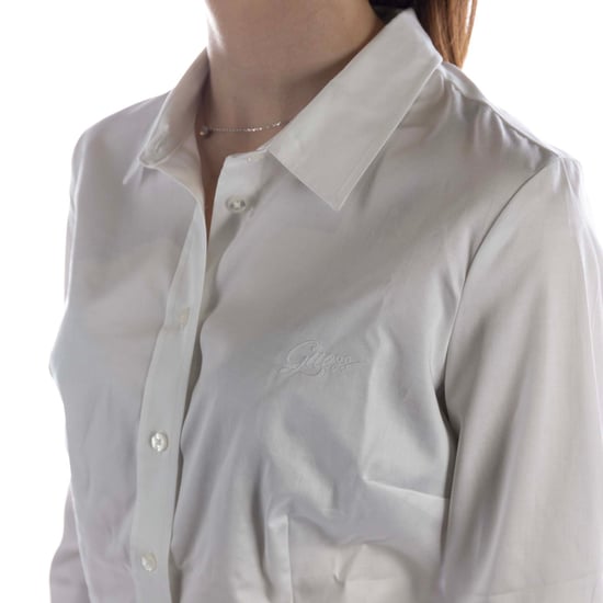Guess Ls Cate White Shirt - Image 4