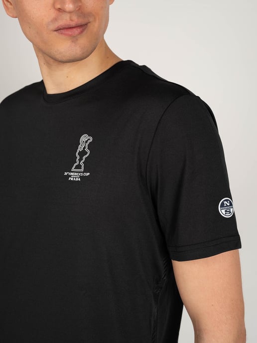 North Sails x Prada T-shirt Foehn Men's Black
