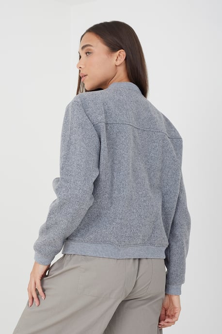 Grey 'Warlie' Bomber Jacket