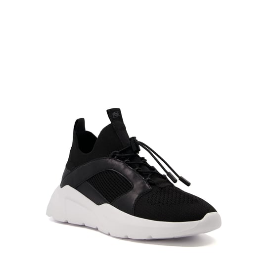 Dune Ladies ELLES Knitted Wedge Trainers
