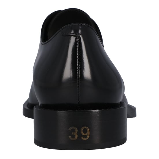 Balenciaga Rim Hi-Shine Derby Shoes Black