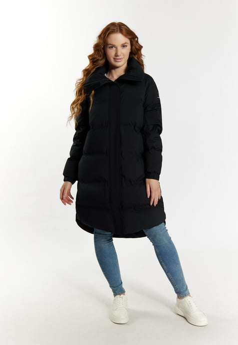 Dreimaster Winterjas met vulling Dames zwart - Image 4