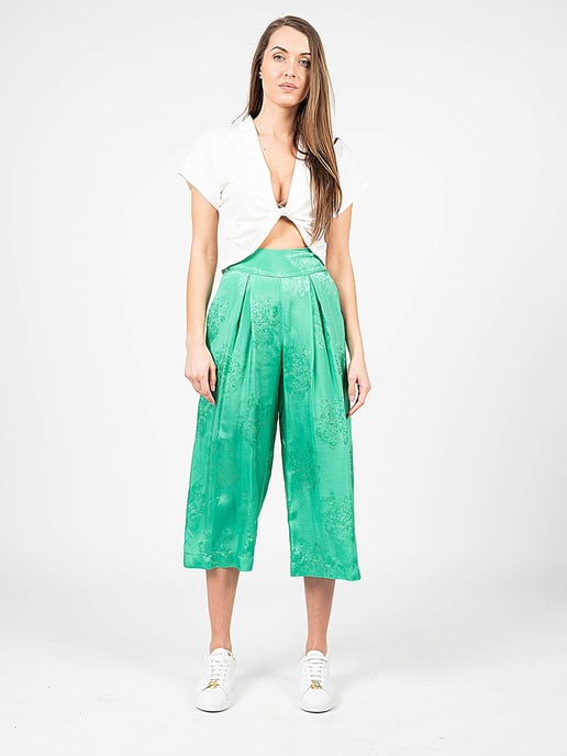 Pinko Trousers Teso 1 Woman's Green - Image 2