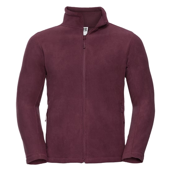 Russell Heren Full Zip Outdoor Fleece Jacket (Bourgondië) - Image 1