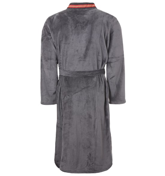 Luke 1977 The Saint Dressing Gown Robe - Charcoal - Image 2