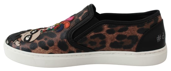Dolce & Gabbana Women's Leather Leopard #dgfamily Loafers Shoes - Image 5