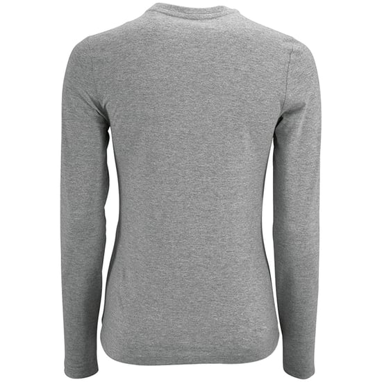 SOLS Womens/Ladies Imperial Long Sleeve T-Shirt (Grey Marl)