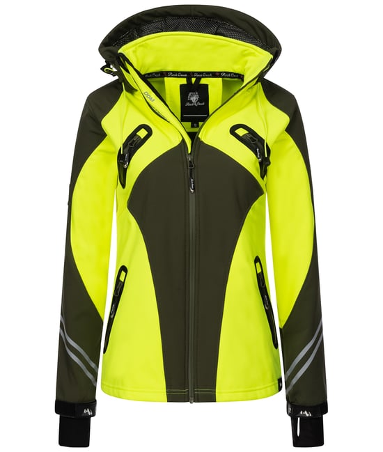 Rock Creek Softshelljacke Khaki - Image 1
