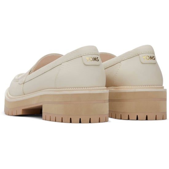 TOMS Cara Leather Women's Light Sand Loafers - Image 2