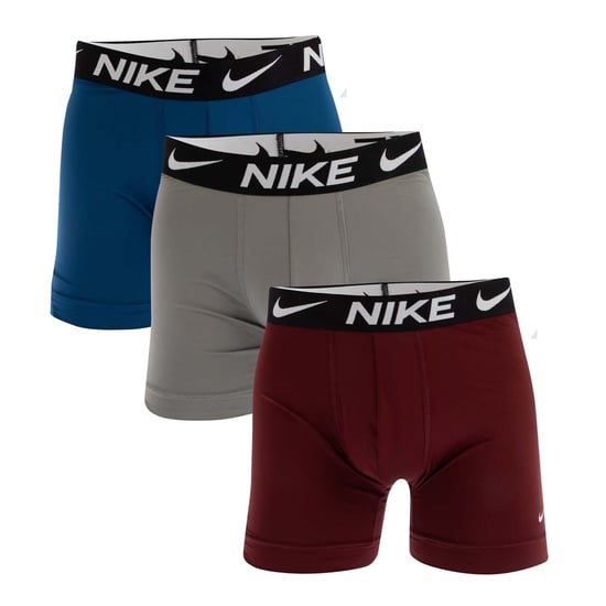Men's Nike Dri-FIT Essential Micro 3 Pack Boxer Briefs in Multi colour