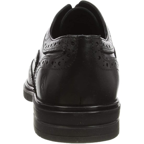 Hush Puppies Mens Santiago Leather Brogues (Black)