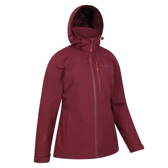 Mountain Warehouse Womens/Ladies Rainforest II Extreme Waterproof Jacket (Burgundy)