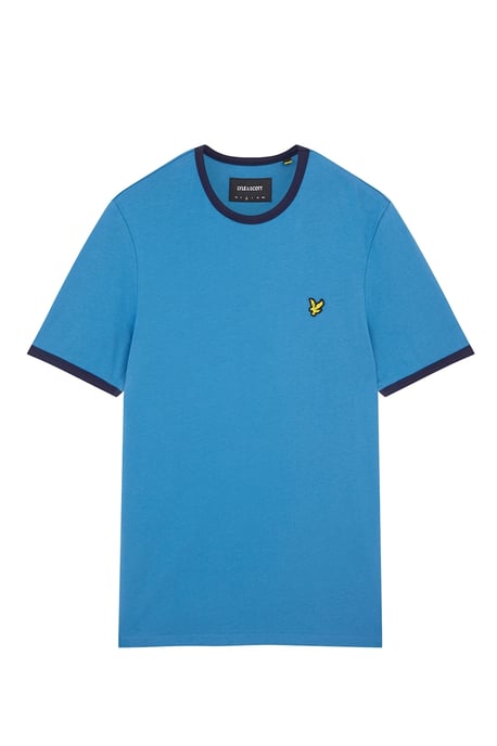 Lyle & Scott Ringer T-shirt Yale Blauw/ Marineblauw - Image 3