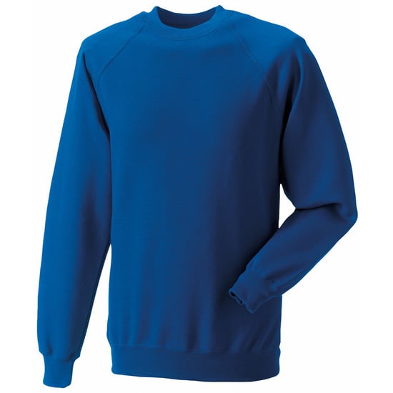 Russell Heren Spotshield Raglan Sweatshirt (Helder Koningsblauw) - Image 1
